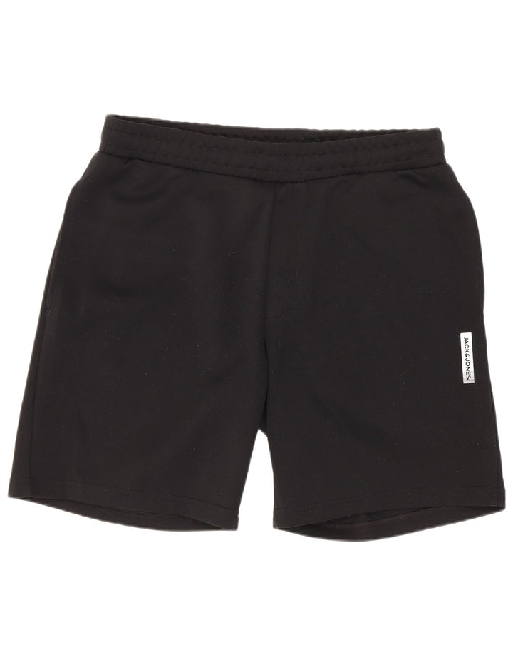 Męskie spodenki sportowe Jack & Jones Regular, średni czarny poliester