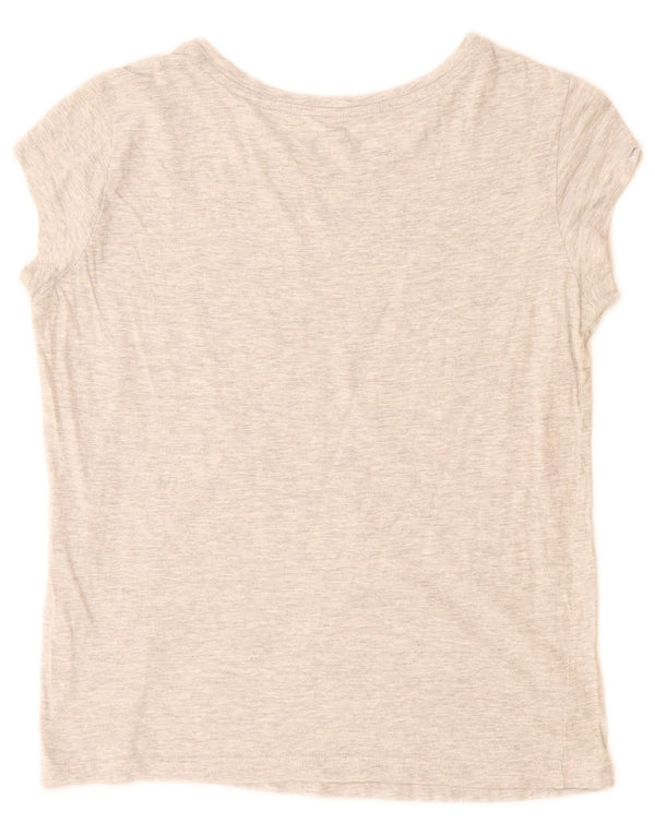 Damska koszulka z grafiką MUSTANG Top UK 6 XS Szara nakrapiana