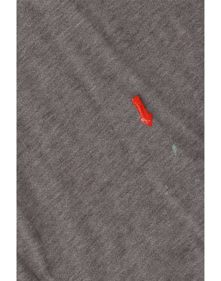 Męska koszulka polo Nike XL, szara, bawełniana w plamki