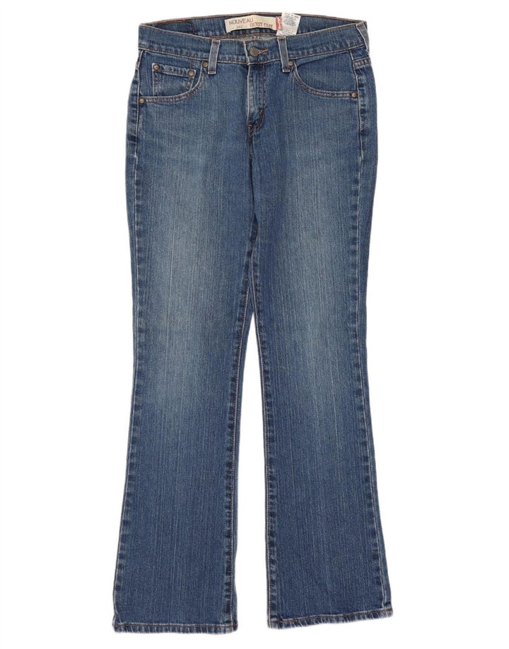LEVI'S Damskie 515 Nouveau Bootcut Jeansy US 4 Małe W30 L31 Niebieskie Bawełniane