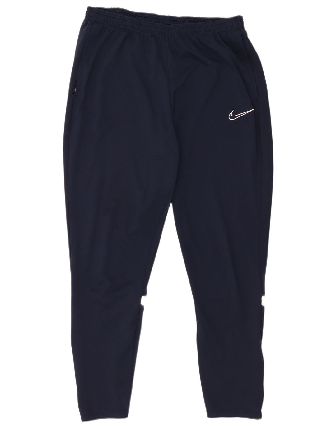 Męskie spodnie dresowe Nike Dri Fit, duże, granatowe, z poliestru