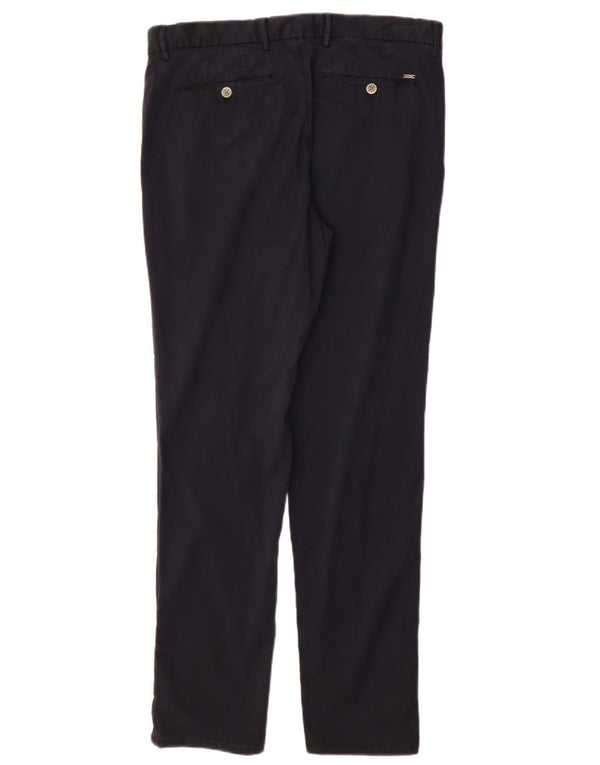 Spodnie Chino MASSIMO DUTTI Męskie Slim Fit EU 44 Large W34 L32 Granatowe