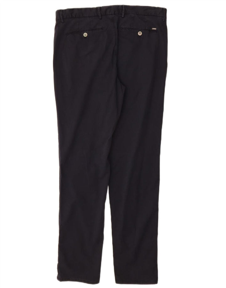 Spodnie Chino MASSIMO DUTTI Męskie Slim Fit EU 44 Large W34 L32 Granatowe