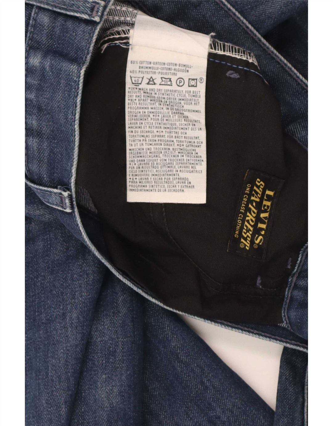 Męskie jeansy Levi's w trudnej sytuacji W33 L34, niebieska bawełna