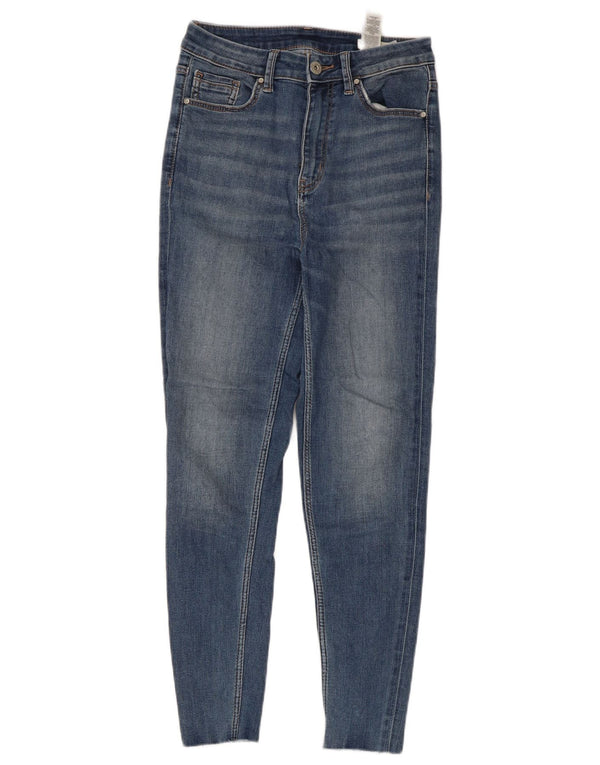 Marks & Spencer Damskie Ivy Skinny Jeans UK 8 Small W26 L26 Niebieskie bawełniane
