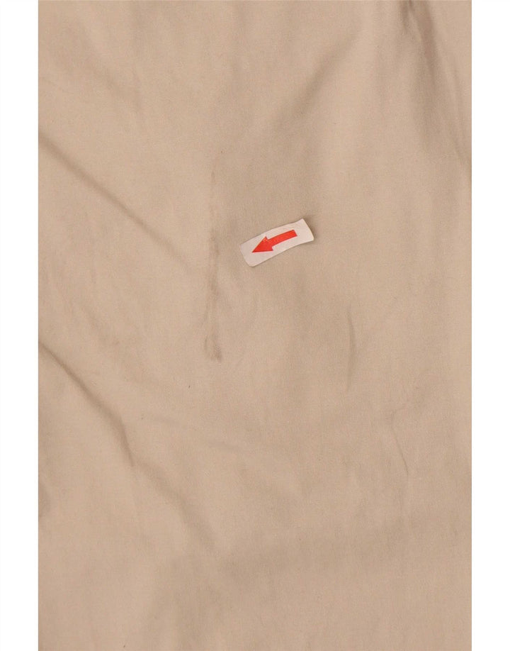 Marks & Spencer Męskie spodnie typu slim chino, średnie W32 L29, beżowa bawełna