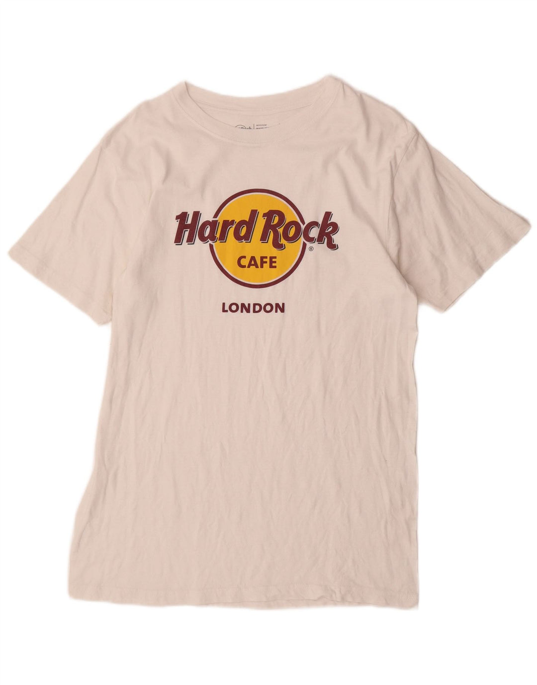 T-shirt męski HARD ROCK CAFE London z grafiką, średni, biały, bawełniany
