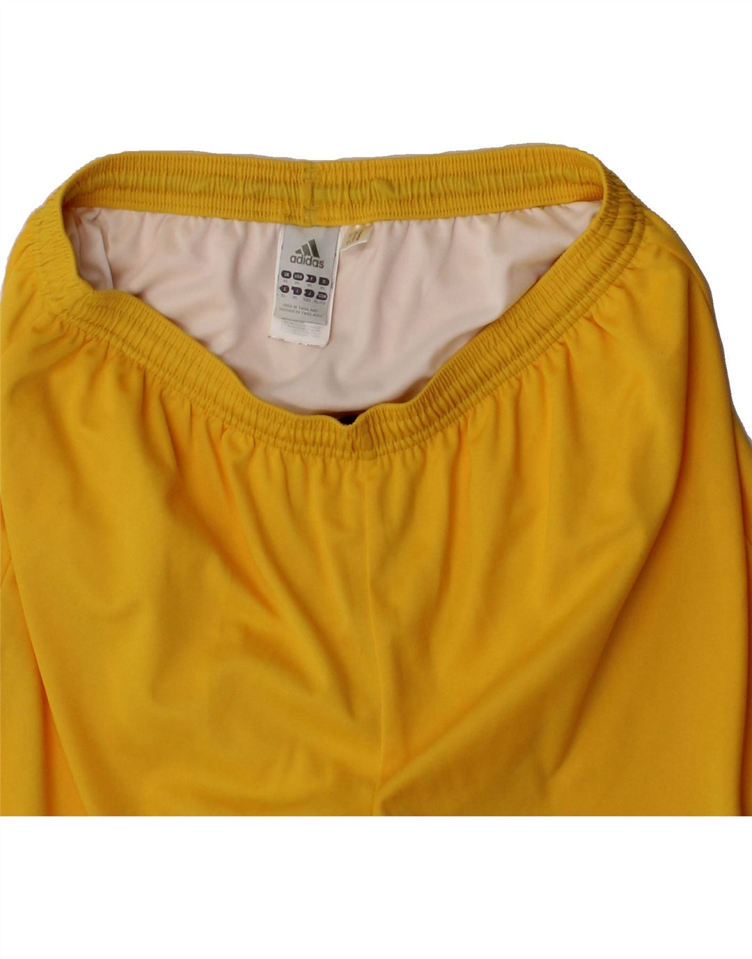 ADIDAS Boys Sport Shorts 15-16 Years XL Yellow Polyester Vintage Adidas and Second-Hand Adidas from Messina Hembry 