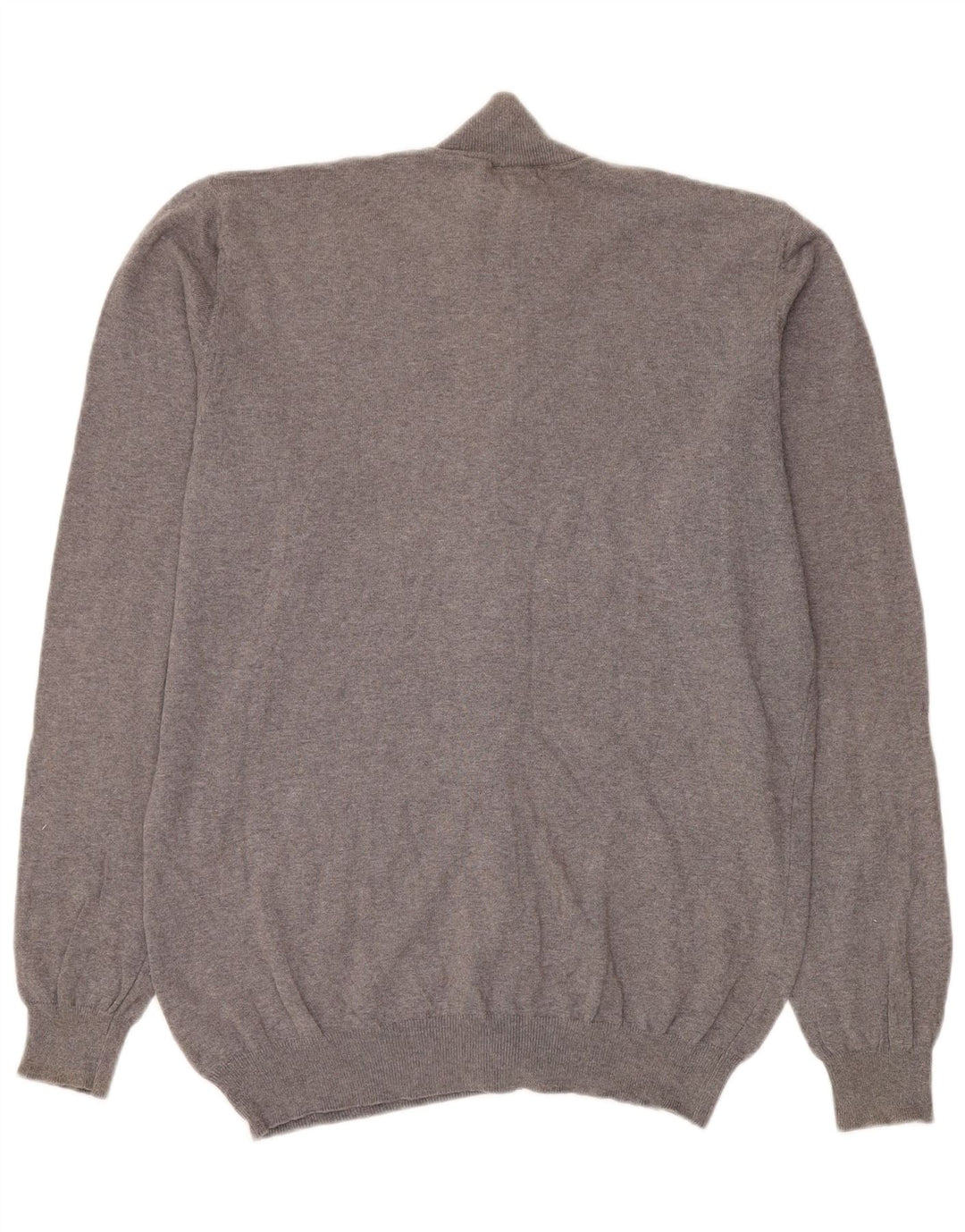 Męski sweter rozpinany Sergio Tacchini, średnioszary, bawełniany