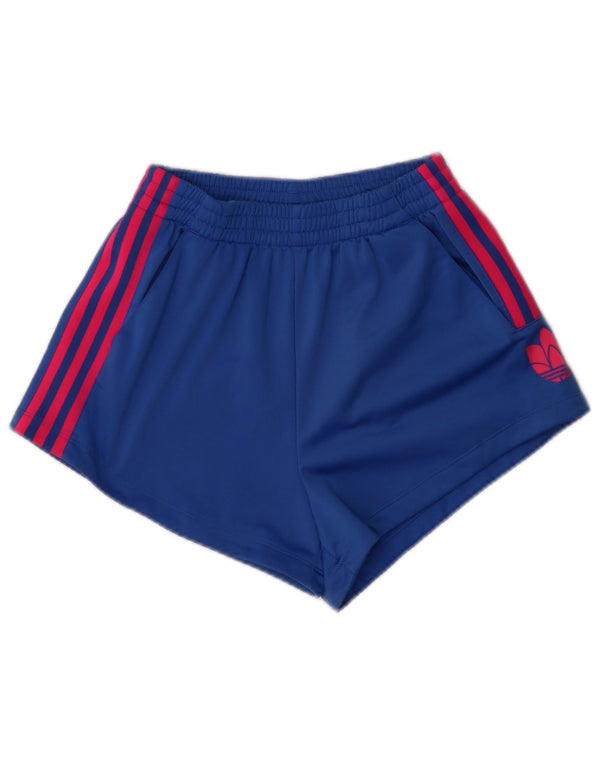 Damskie spodenki sportowe Adidas Graphic Loose Fit UK 8 XS Niebieskie sportowe
