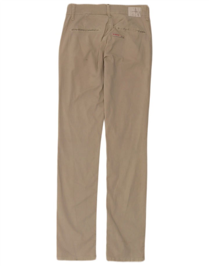 Spodnie damskie LIU JO Slim Chino W28 L34 Beżowe
