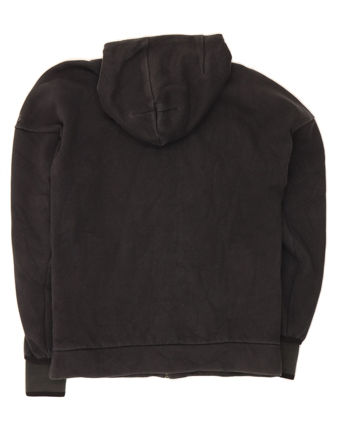 ADIDAS Mens Zip Hoodie Sweater Medium Grey Vintage Adidas and Second-Hand Adidas from Messina Hembry 