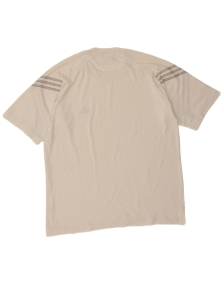Adidas Męski T-shirt Top Duży Biały