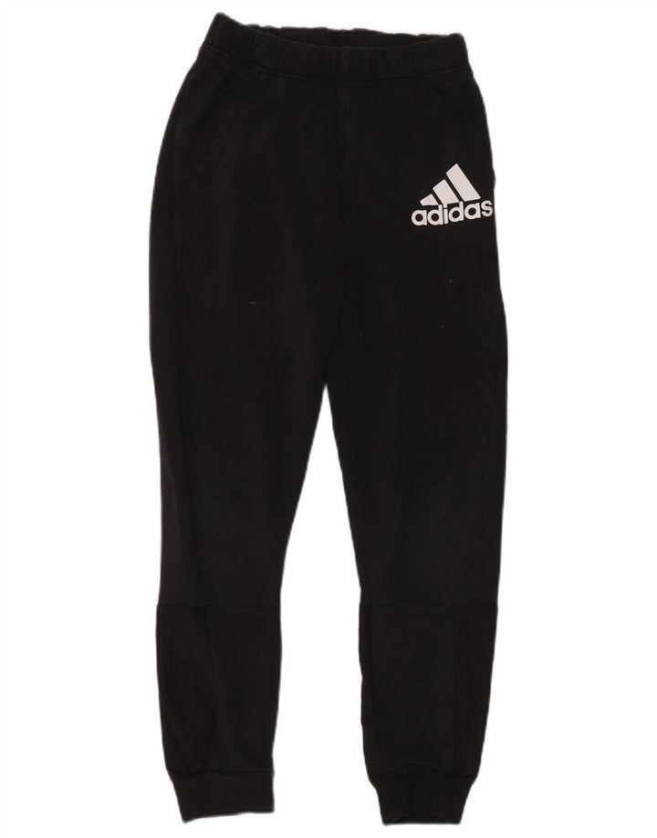Chłopięce spodnie dresowe Adidas Graphic 11-12 lat czarne