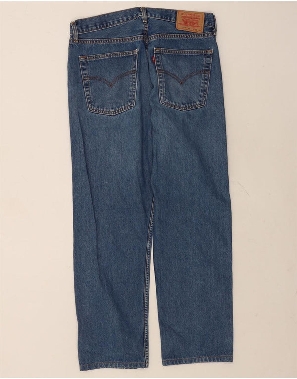Męskie jeansy Levi's 521 Straight Tapered W36 L29 Niebieskie bawełniane