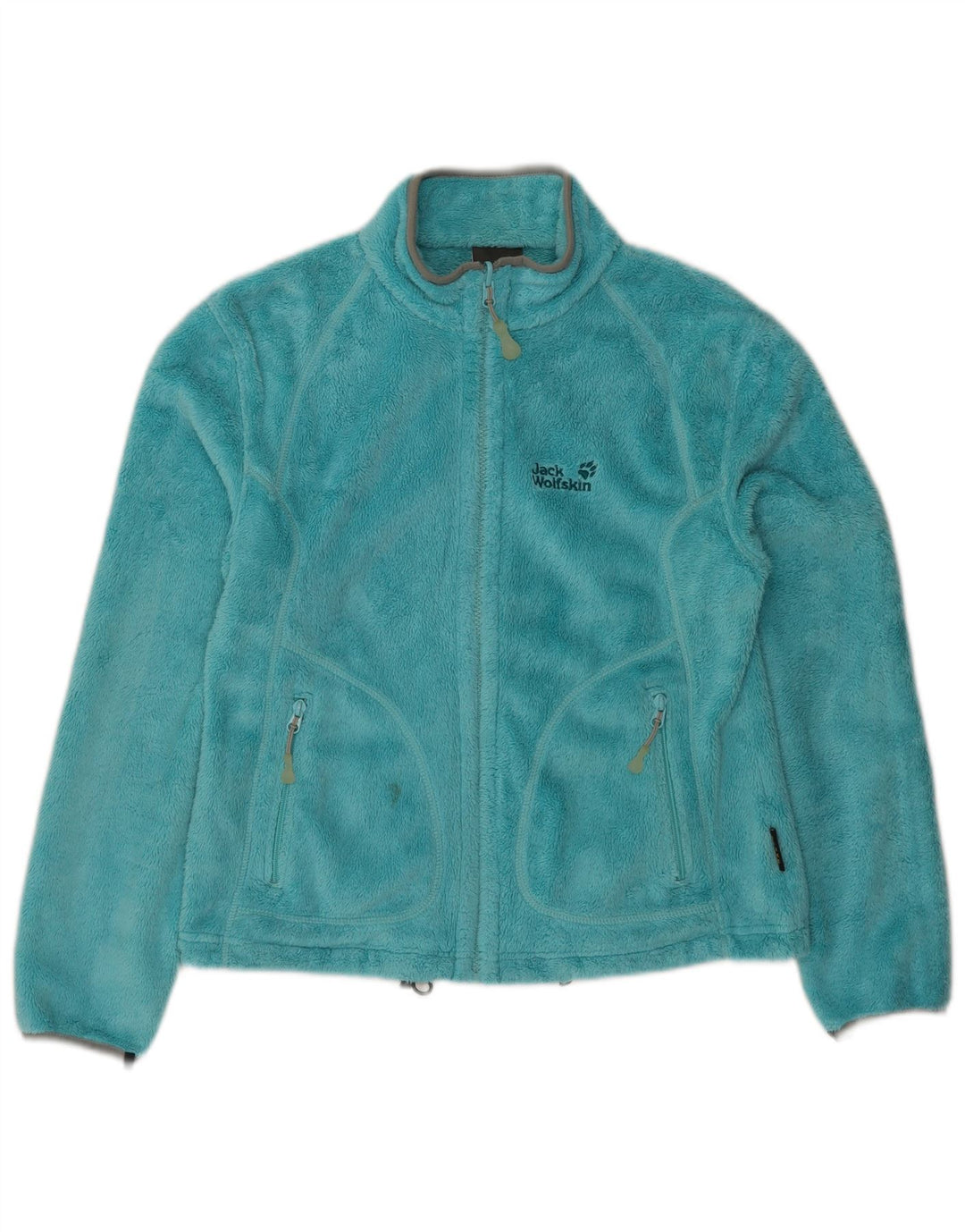 Damska kurtka polarowa Jack Wolfskin UK 14, średni niebieski, poliester