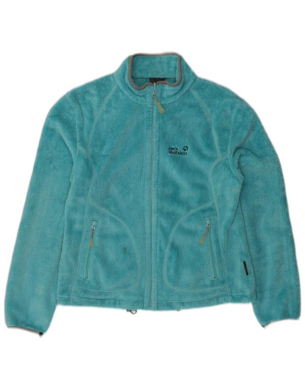 Damska kurtka polarowa Jack Wolfskin UK 14, średni niebieski, poliester