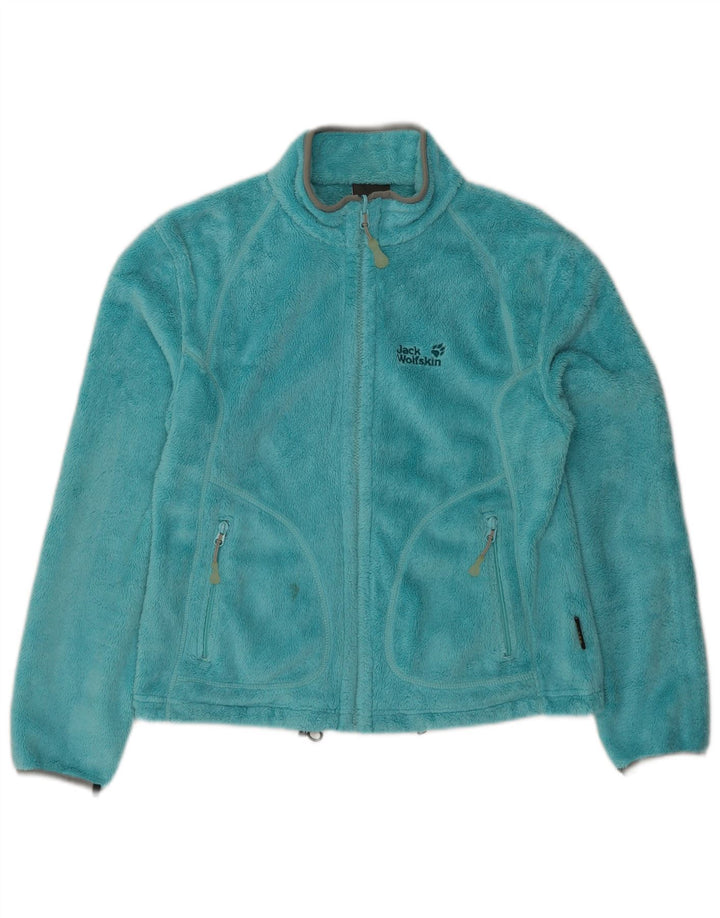 Damska kurtka polarowa Jack Wolfskin UK 14, średni niebieski, poliester