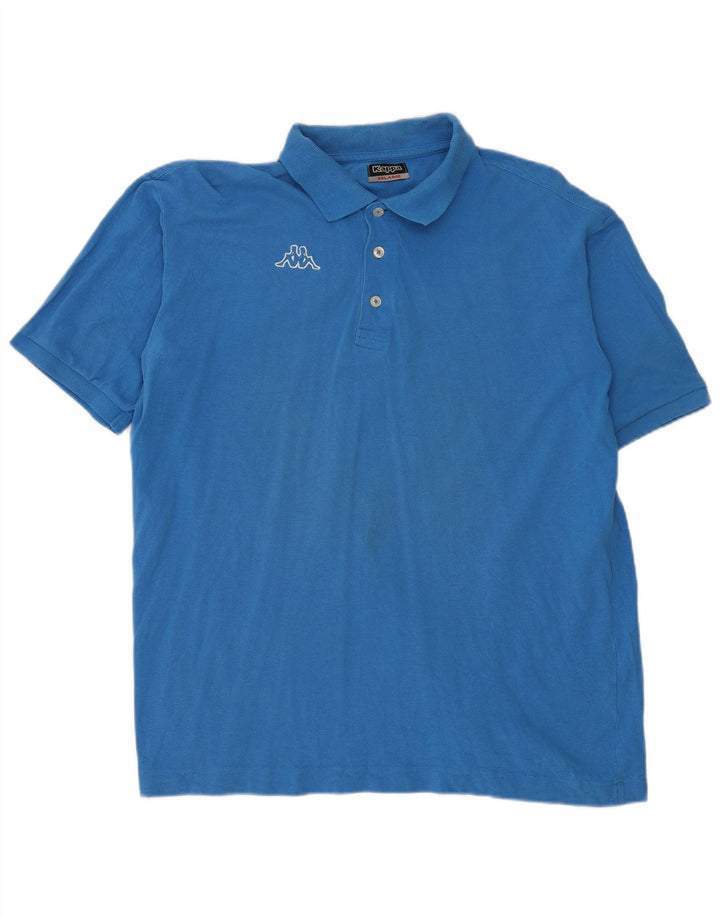 Męska koszulka polo Kappa 2XL niebieska