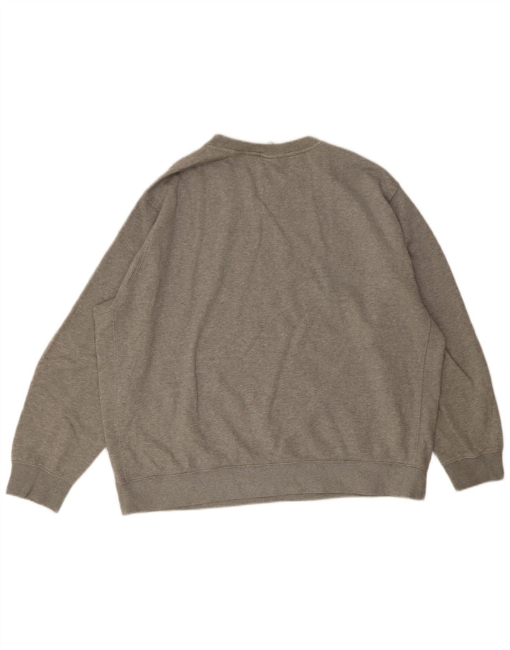 Męska bluza dresowa Nike 2XL Szara, nakrapiana bawełna