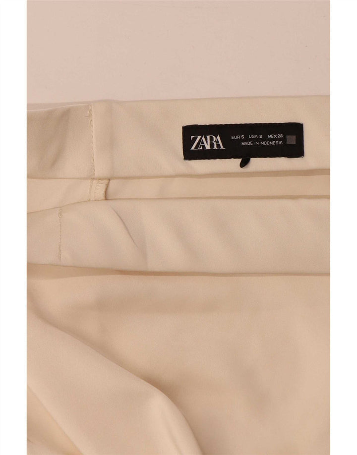 Spódnica damska Zara Maxi mała W26 beżowy poliester