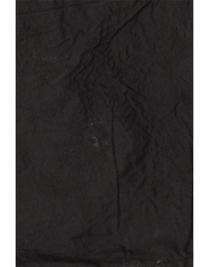 Damska kurtka przeciwdeszczowa z kapturem Jack Wolfskin UK 16, duża, czarna, poliamidowa