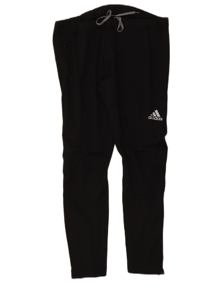 Męskie spodnie dresowe Adidas Climawarm 2XL, czarny poliester