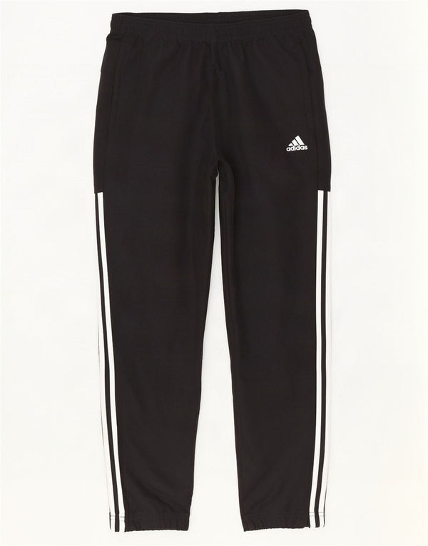 Męskie spodnie dresowe Adidas, małe, czarne, poliestrowe