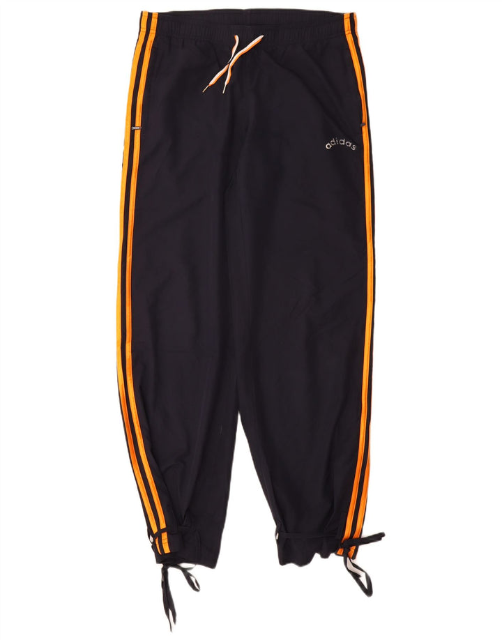 Damskie spodnie dresowe ADIDAS Joggers UK 10, małe, granatowe, poliestrowe