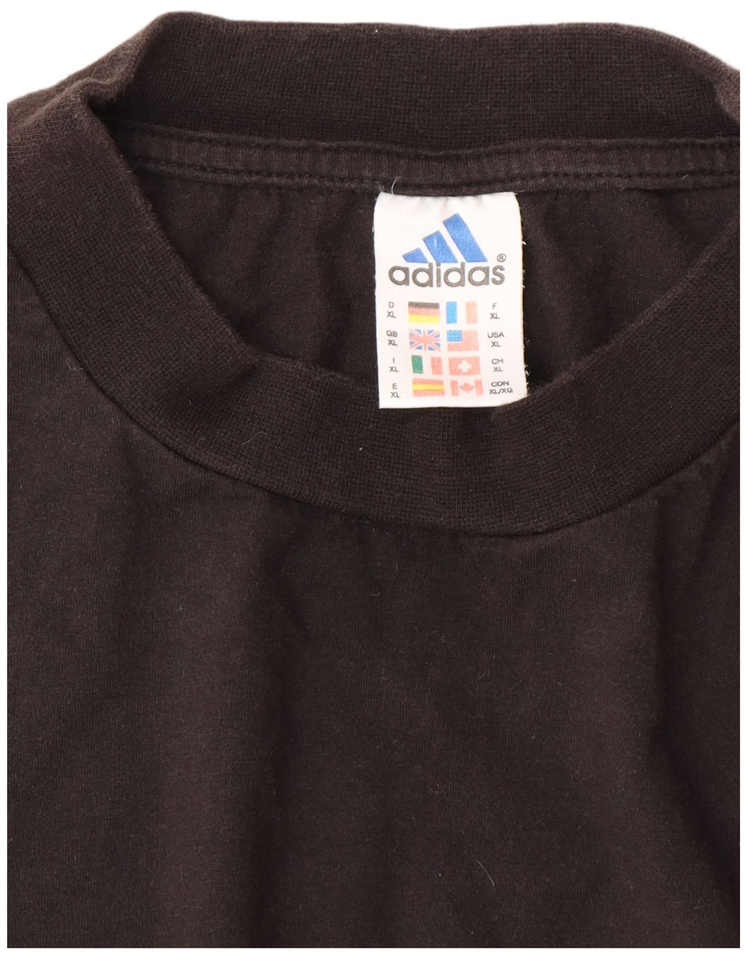 Adidas Męska Koszulka Top XL Czarna Bawełna