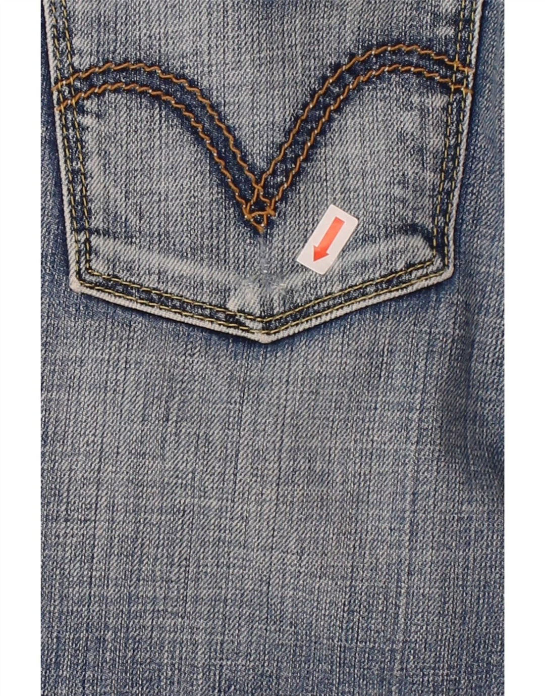 LEVI'S Womens 571 Slim Jeans W26 L31 Blue Cotton Vintage Levi's and Second-Hand Levi's from Messina Hembry 
