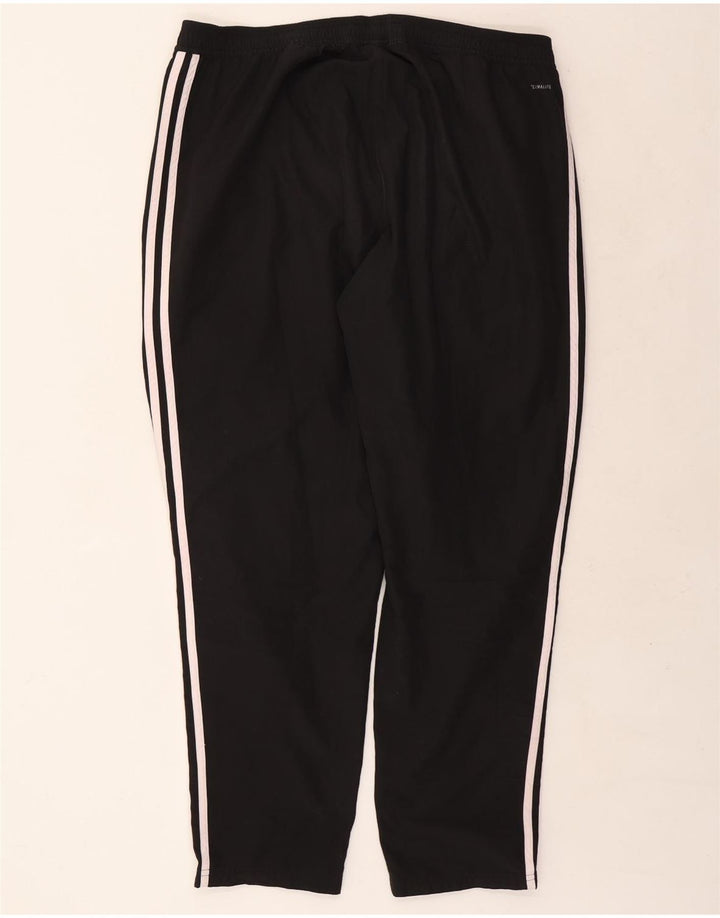 Męskie spodnie dresowe Adidas Climalite 2XL, czarny poliester