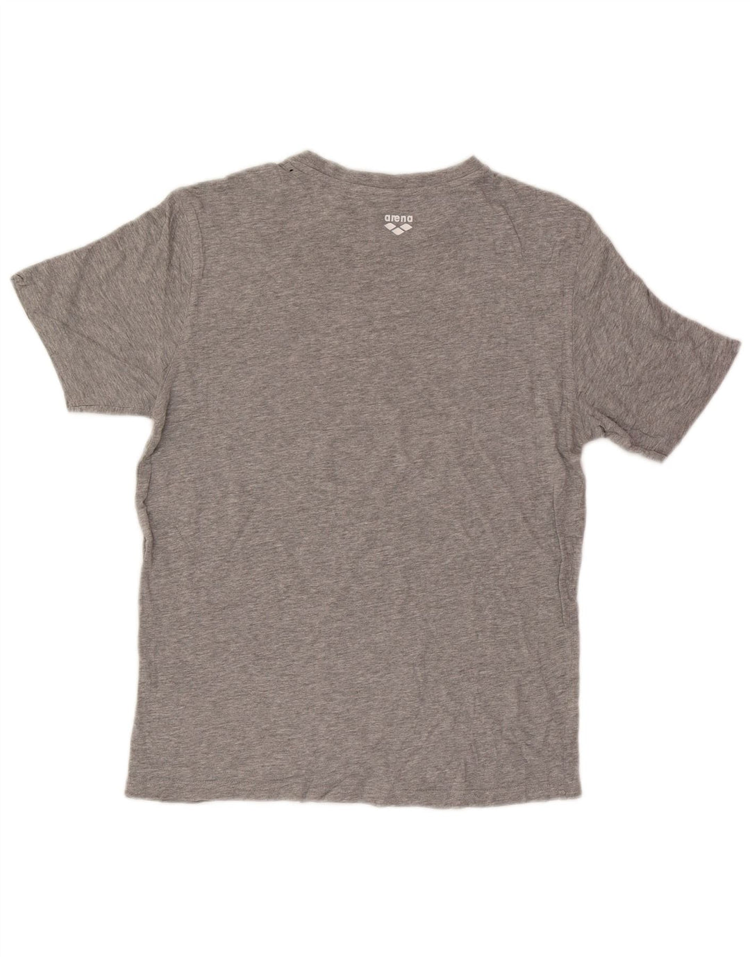 Męski T-shirt z grafiką Arena, mały, szary