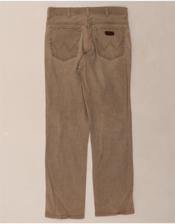 Męskie spodnie codzienne Wrangler Texas Stretch Straight W32 L32 Beżowa bawełna