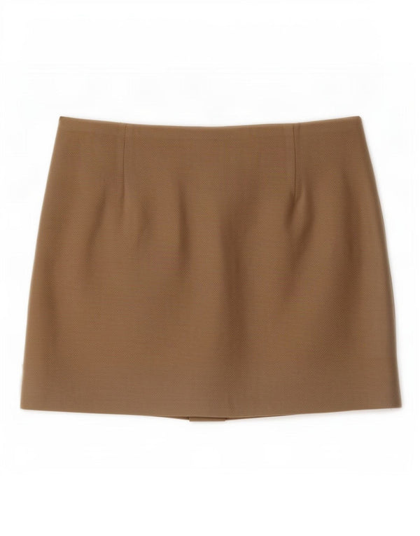 Spódnica mini damska Zara XS W24 beżowa