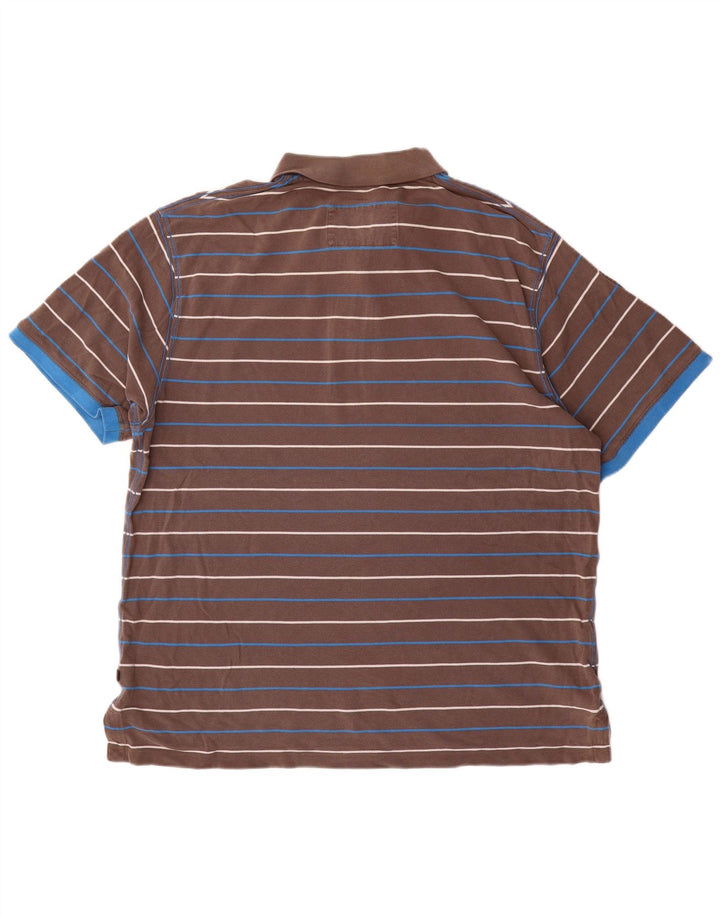 Męska koszulka polo Boden 2XL, szara, bawełniana w paski