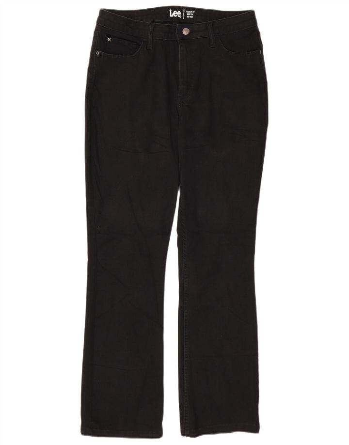 Damskie jeansy Bootcut LEE ze średnim stanem i regularnym krojem W32 L30 czarne