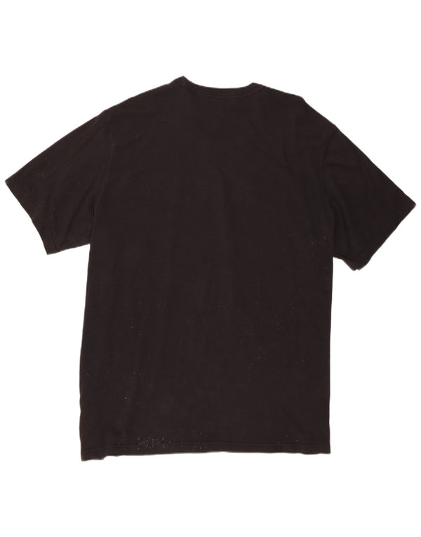 Męska koszulka z grafiką Adidas Top 2XL Czarna bawełna