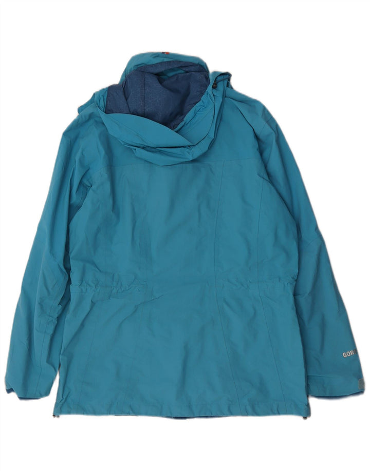 Damska kurtka przeciwdeszczowa z kapturem oversize Berghaus UK 10 Small Blue Nylon