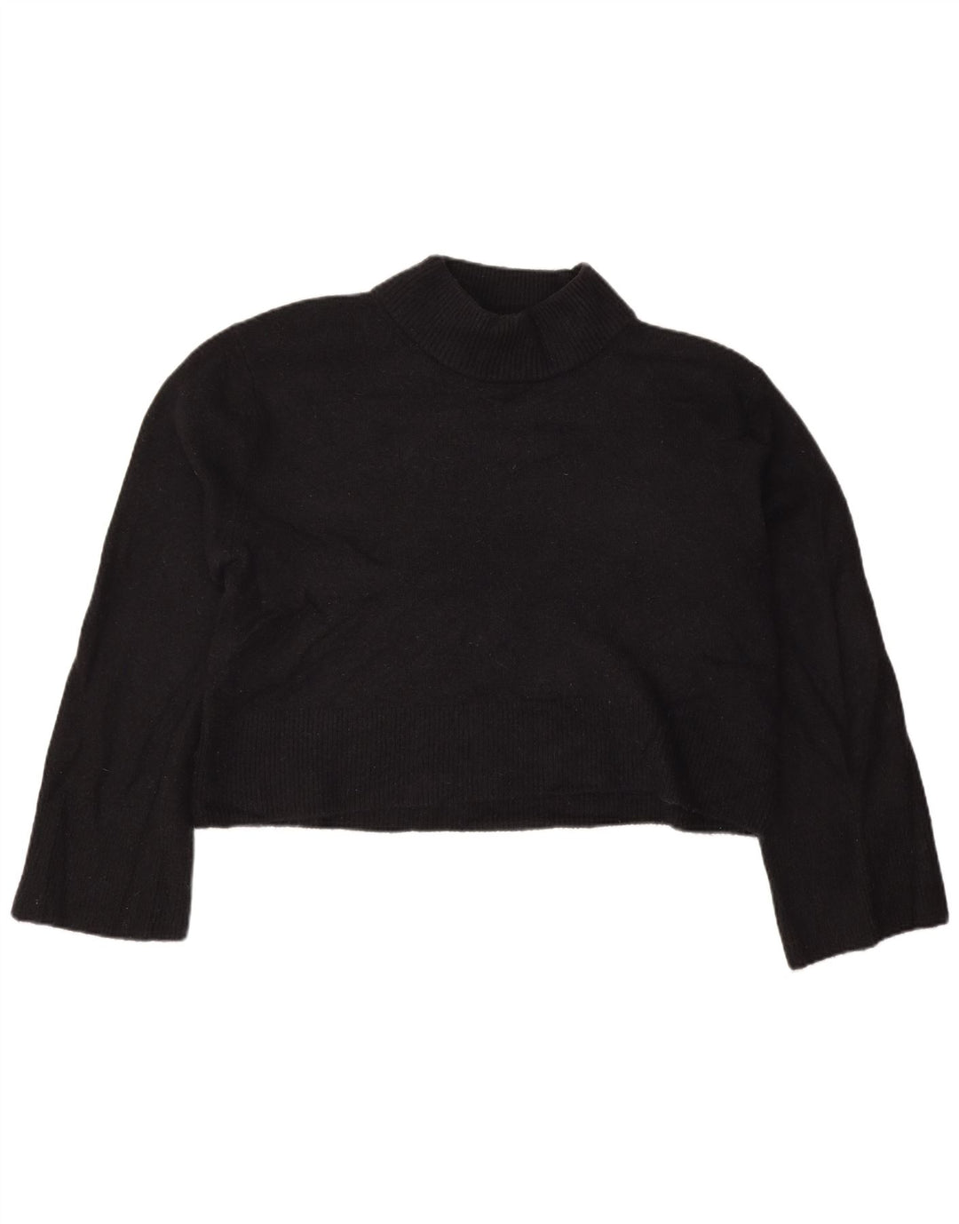 J. CREW Damski sweter oversize z golfem UK 10 Small Black