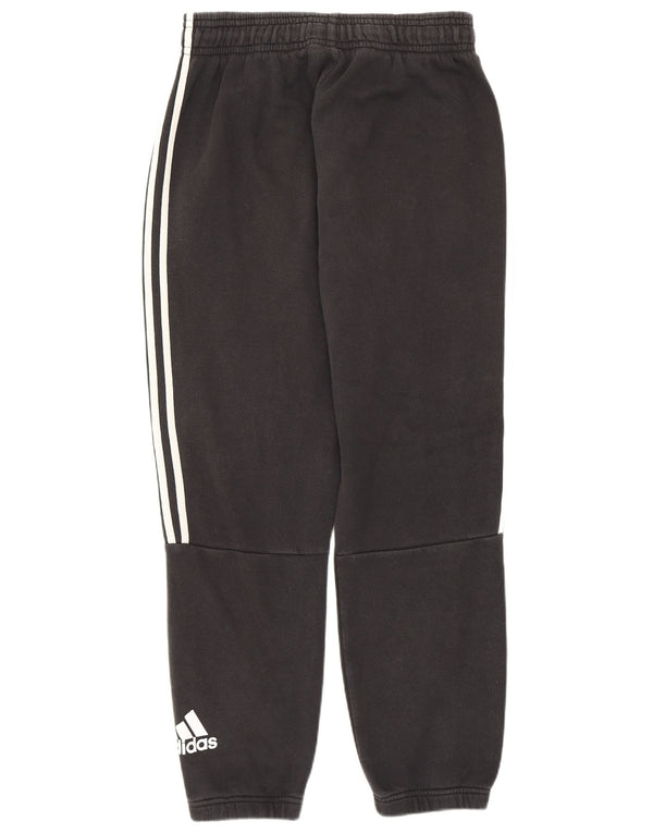 Adidas Męskie spodnie dresowe z grafiką, duże, czarne, bawełniane