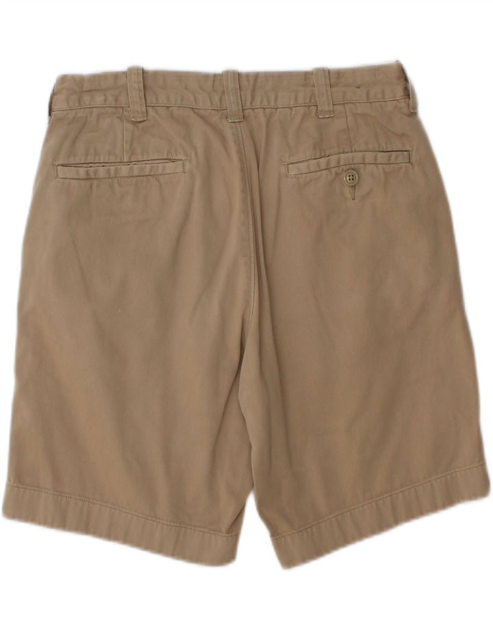 J. CREW Mens Stanton Chino Shorts W29 Small Brown Vintage J. Crew and Second-Hand J. Crew from Messina Hembry 