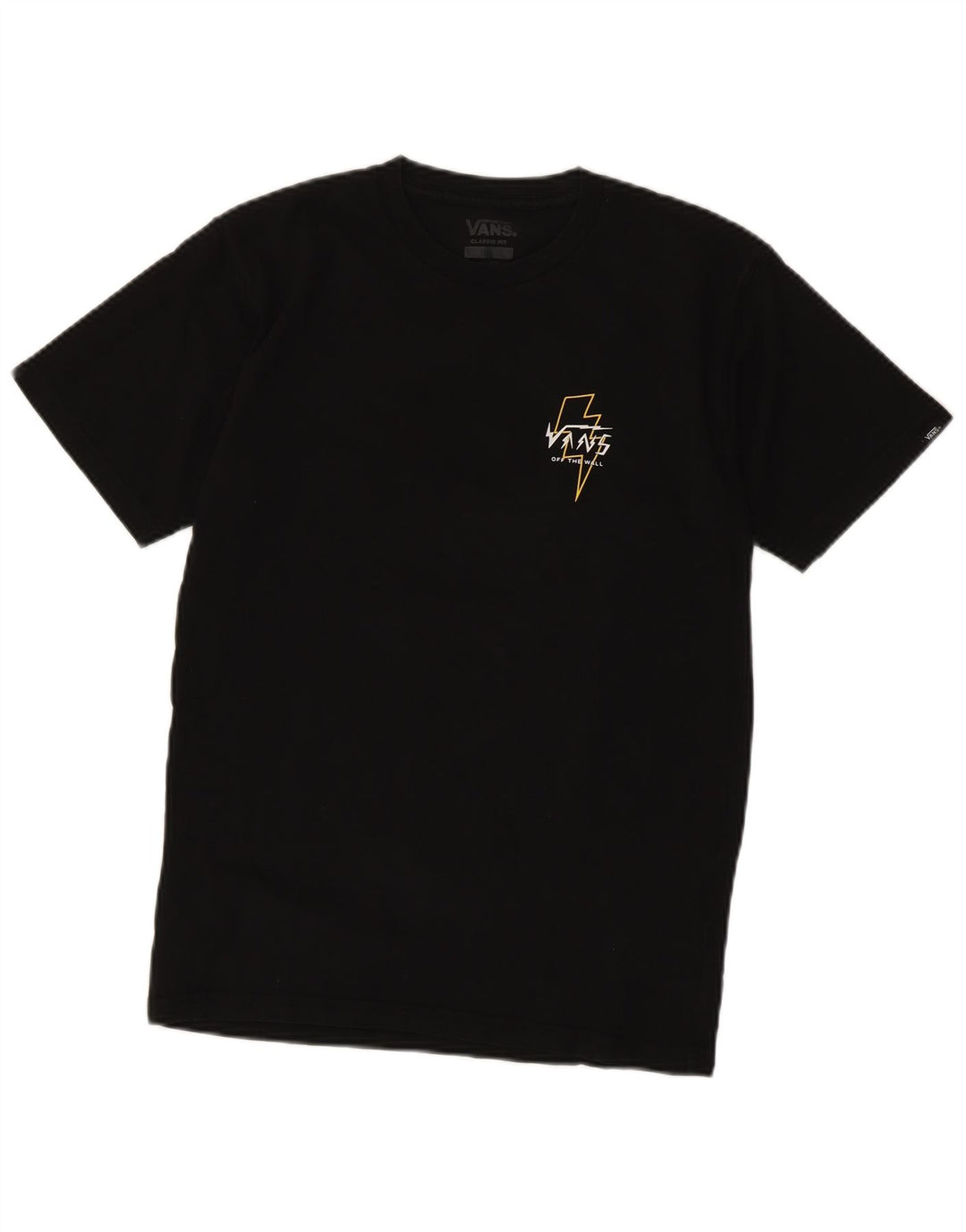 Męski T-shirt Vans Classic Fit z grafiką, mały, czarny