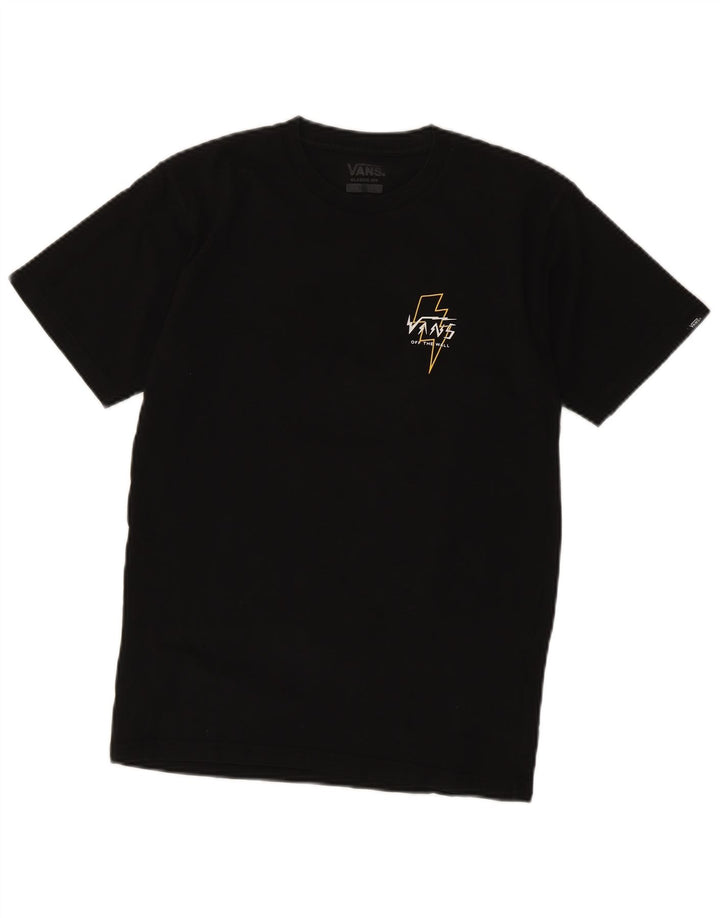 Męski T-shirt Vans Classic Fit z grafiką, mały, czarny