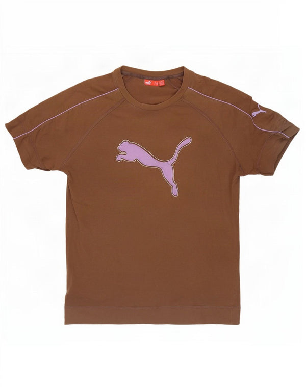 Męski T-shirt Puma z grafiką, średni brąz