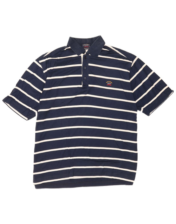 Męska żeglarska koszulka polo Paul & Shark 2XL, bawełniana w granatowe paski