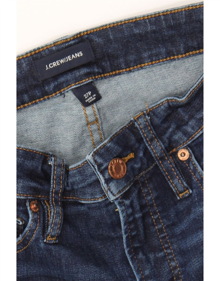J. CREW Womens Cropped Jeans W27 L24 Navy Blue Cotton Vintage J. Crew and Second-Hand J. Crew from Messina Hembry 