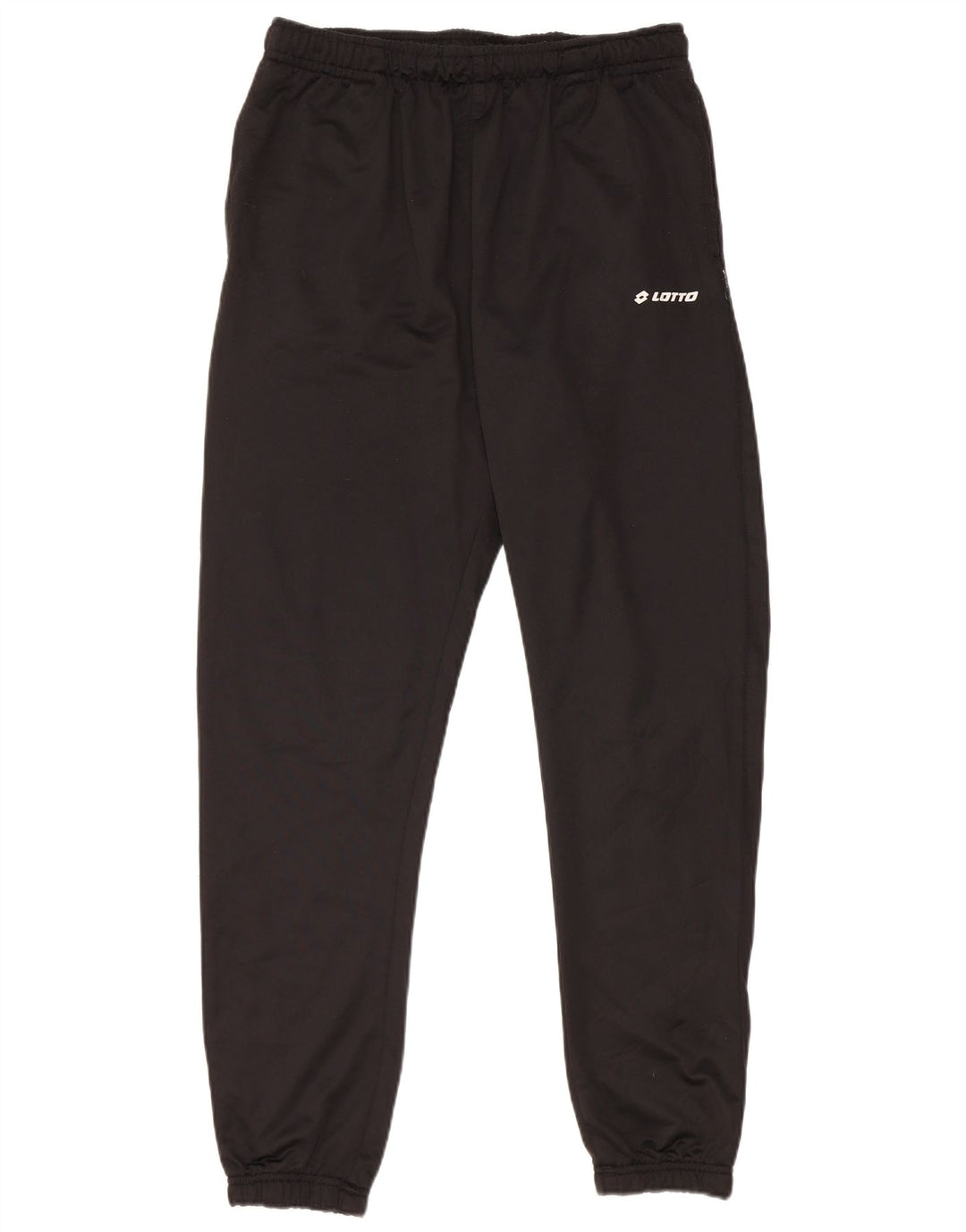 Męskie spodnie dresowe Lotto, duże, czarne, poliestrowe