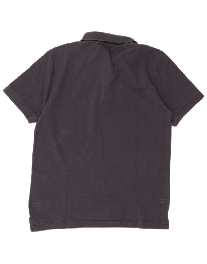 Męska koszulka polo Kappa, średnia, granatowa, bawełniana