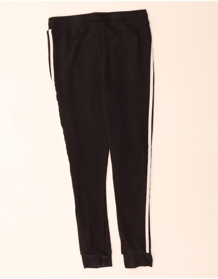 Damskie spodnie dresowe ADIDAS Joggers UK 12 Średnia czarna bawełna